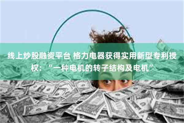 线上炒股融资平台 格力电器获得实用新型专利授权：“一种电机的转子结构及电机”
