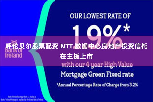 呼伦贝尔股票配资 NTT 数据中心房地产投资信托在主板上市